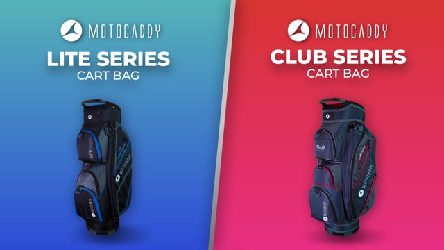 Motocaddy club series golf cart online bag