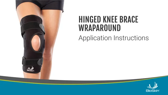 Hinged Knee Brace, Wraparound Design