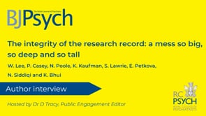 BJPsych Journals videos
