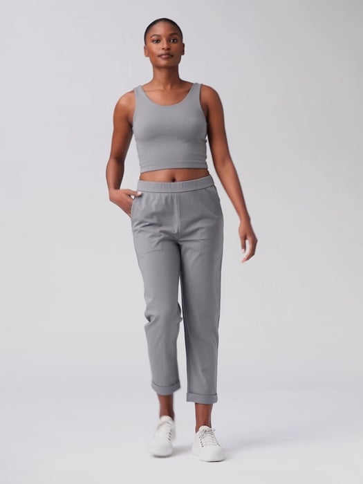  Pima Cotton Cropped Tank Tops For Women