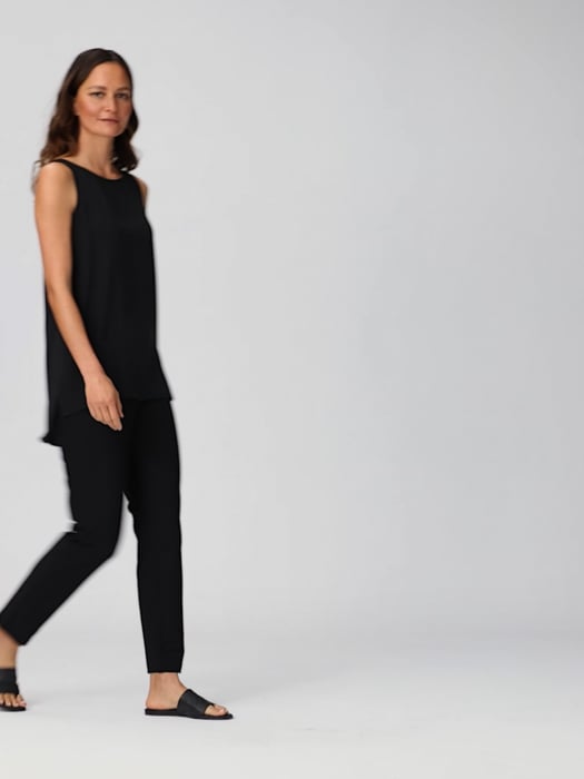 Washable Stretch Crepe Pant | EILEEN FISHER Washable Stretch Crepe Pant | EILEEN FISHER