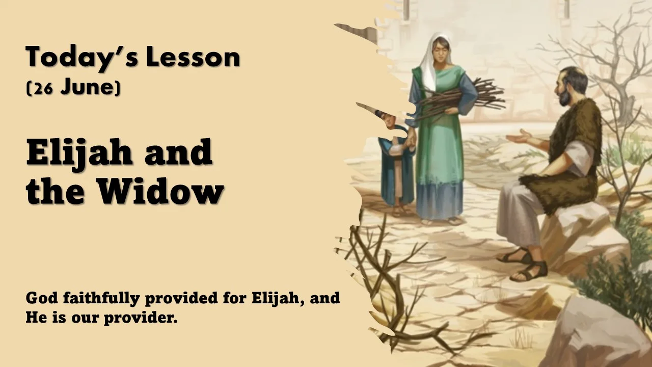 Lesson 4 Elijah And The Widow 26 June On Vimeo