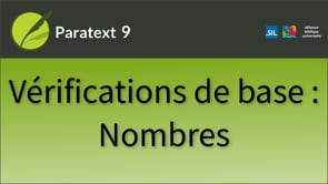 Vérifications de base : Nombres