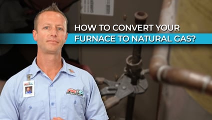How to convert your furnace to natural gas?