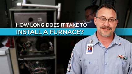 How long does it take to install a furnace?