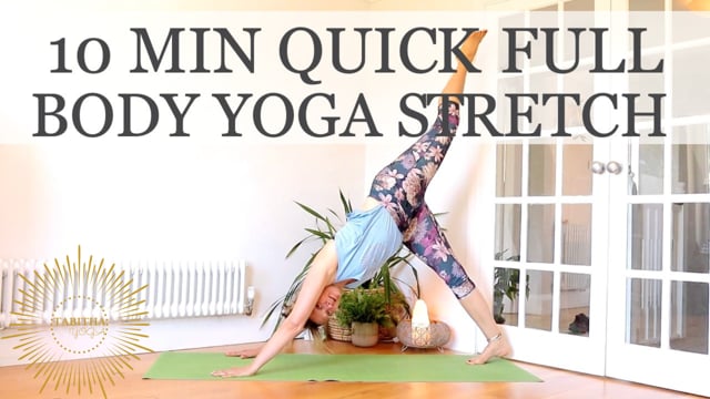 10 Minute Quick Full Body Yoga Stretch