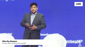 Watch "<h3>BNEF Summit: Are Battery Metals the New Oil for India?</h3>
Allan Ray Restauro, Associate, Metals and Mining, BloombergNEF"