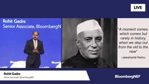 Watch "<h3>BNEF Summit: Transition Strategies of India's Corporations</h3>
Rohit Gadre, Senior Associate, BloombergNEF"