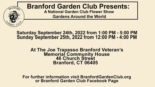 Around the Town of Branford - Branford Garden Club