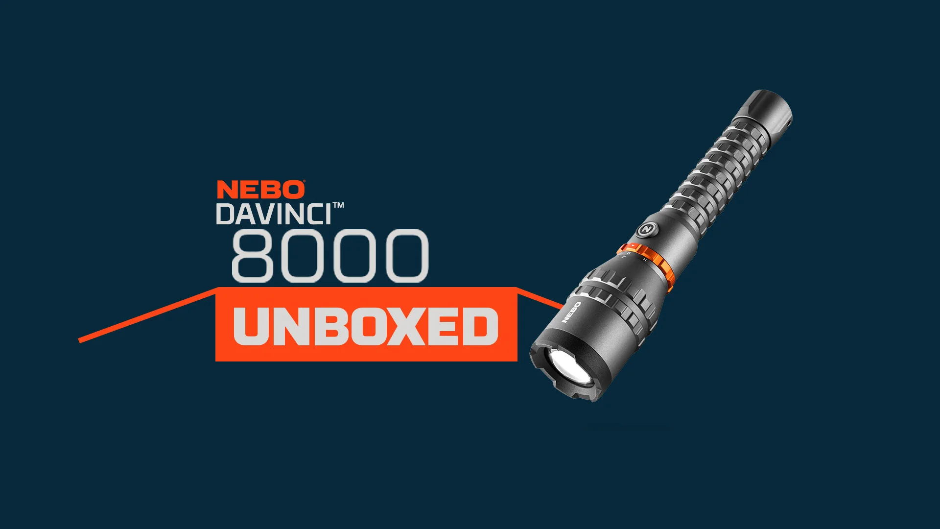 DAVINCI® 8000 Rechargeable Flashlight | NEBO