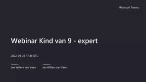 Webinar Kind van 9