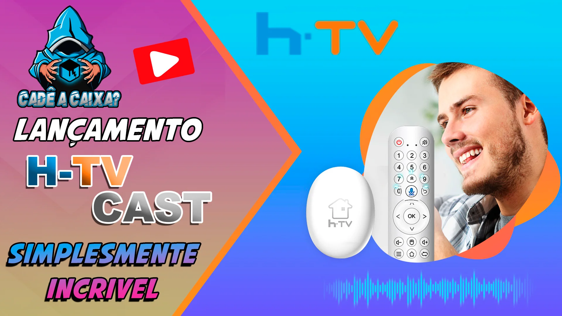 HTV CAST demonstração completa na TV
