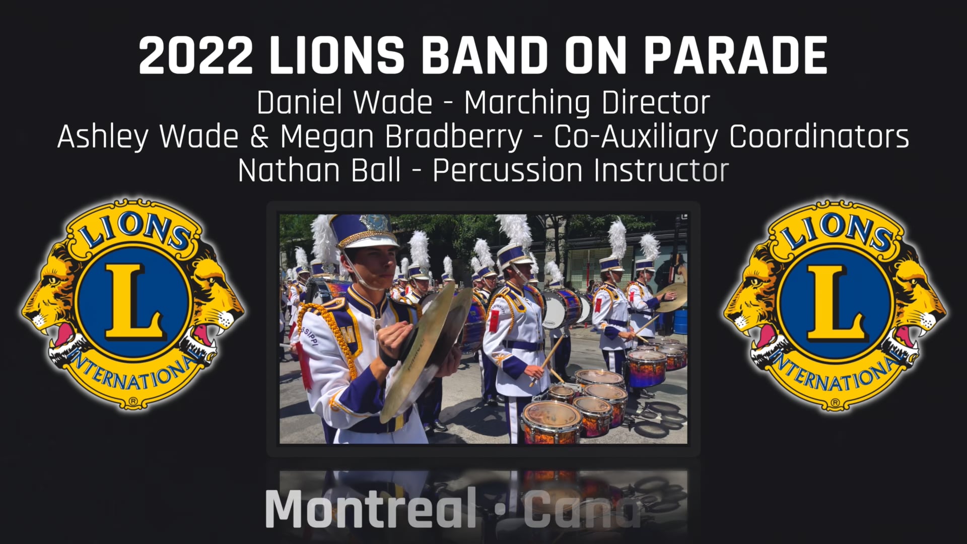 2022 Mississippi Lions All State Band • Montreal Parade on Vimeo