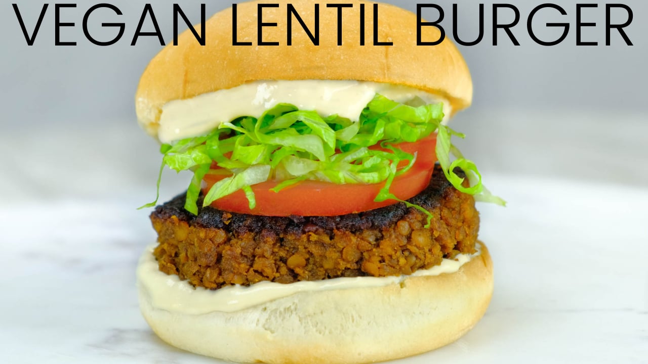 The Best Vegan Lentil Burger Ever