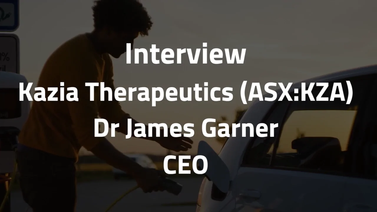 VCon Smallcap Showcase Kazia Therapeutics (ASXKZA) with Dr James