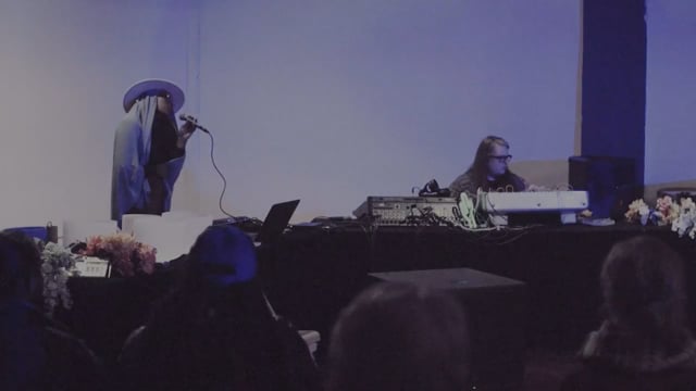 Detroit Bureau of Sound "Sophiyah E and Zac Bru, "Brainwaves" performance at the Andy Warehouse"