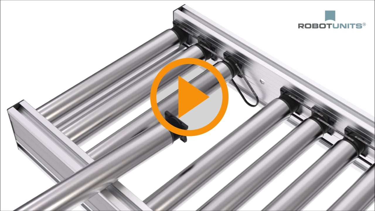 Powered Roller Conveyor Merge (R5S) Robotunits