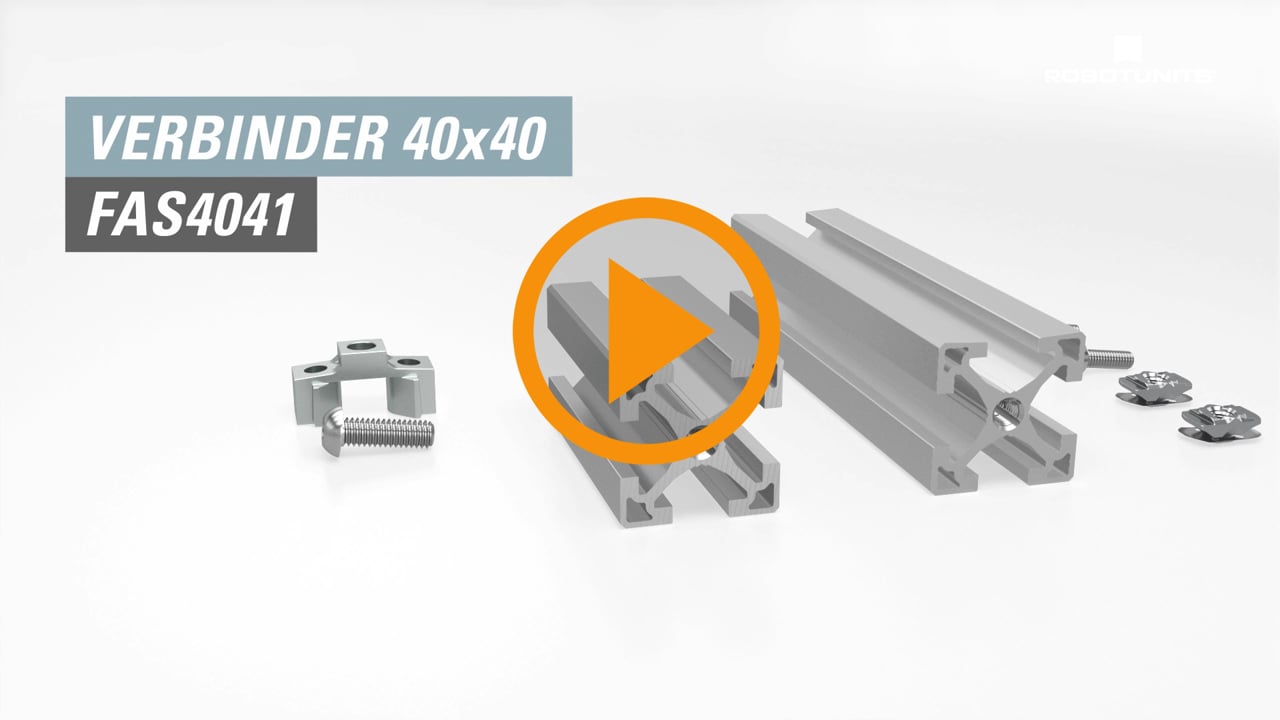 Verbindungstechnik Raster 40 | Robotunits