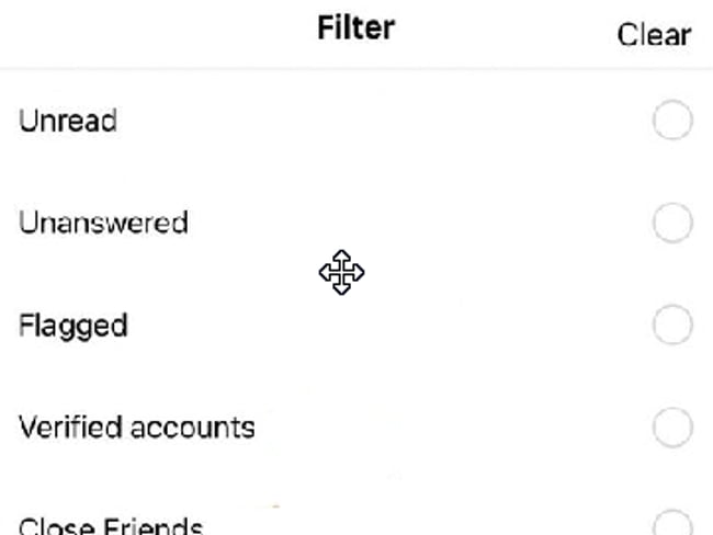 Neue Filter Funktionen für Messenger