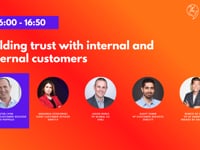 Panel: Building trust with internal and external customers