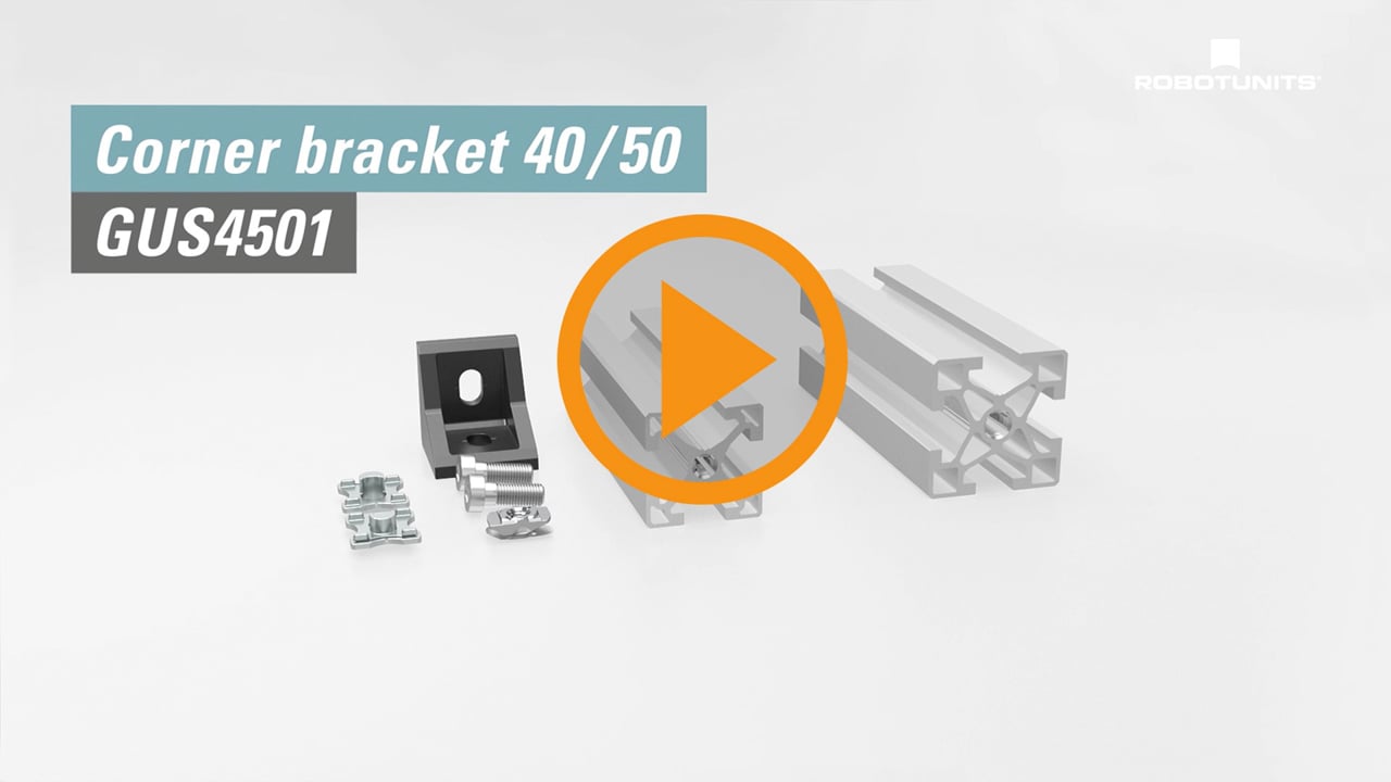 Corner bracket 40/50 GUS4501 | Robotunits