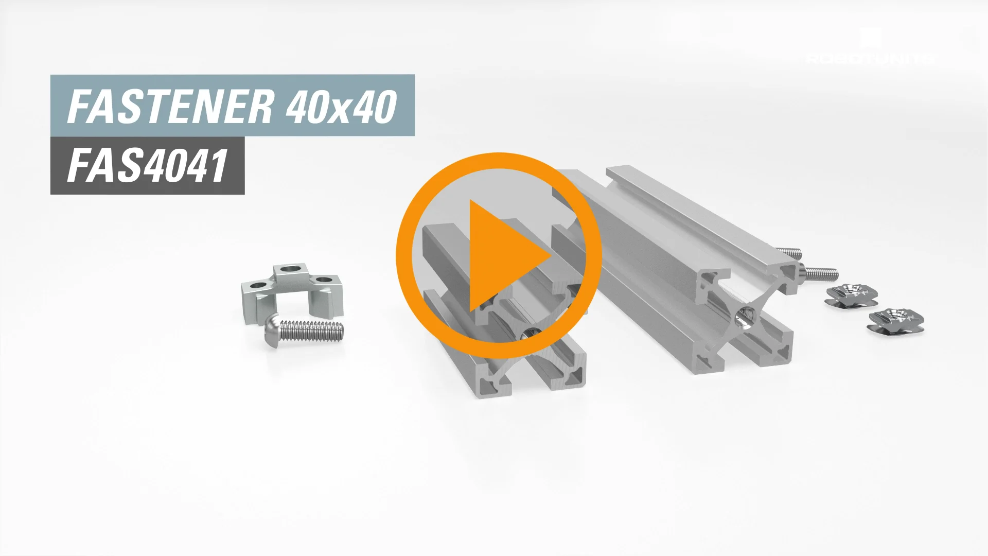 Fastener 40x80 | Robotunits Fastening Technology 40 mm Series