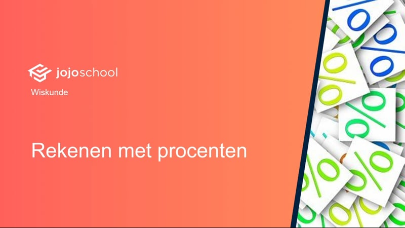 Rekenen Met Procenten | Wiskunde | Uitleg & Video's