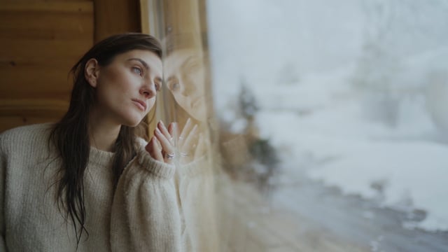 Sitting at the window