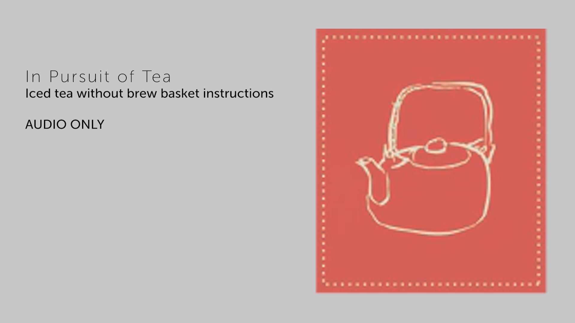 Ice Tea wo_brew basket RC1 on Vimeo