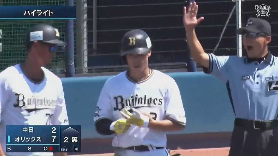 【ファーム】6月28日 バファローズ対ドラゴンズ ダイジェスト