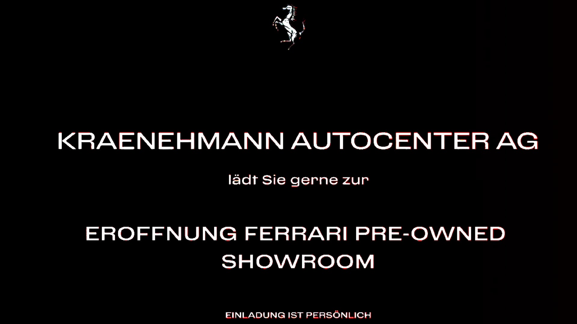 Ferrari Eroffnung Pre-Owned Show 2022