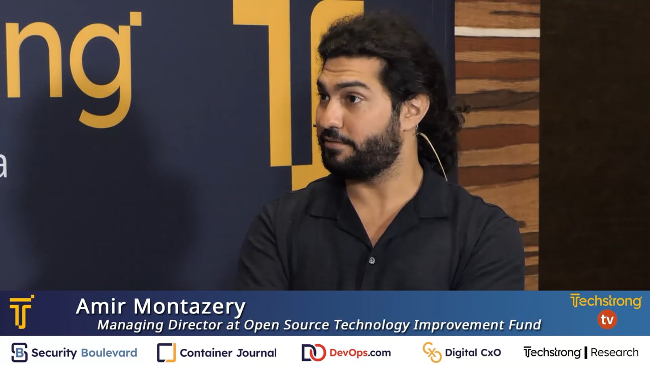 Amir Montazery, Open Source Technology Improvement Fund | Open Source Summit NA 2022