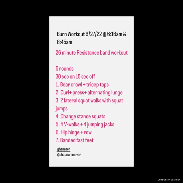 June 27 WOD