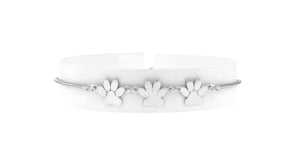 Sterling Silver Tiny Paws Bolo Bracelet