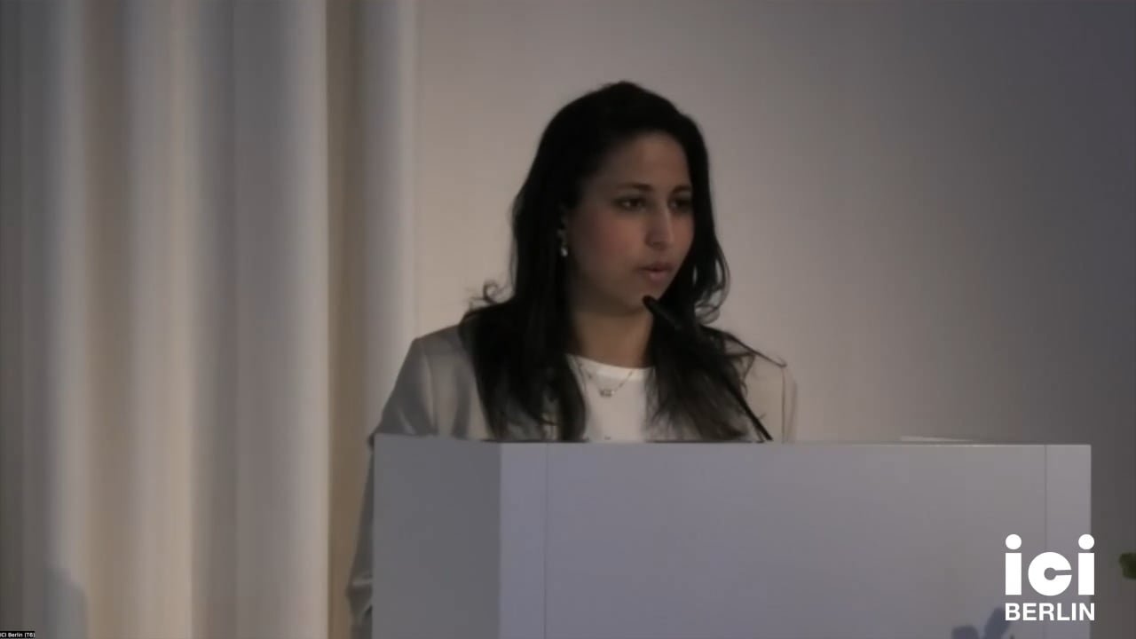Talk by Amina ElHalawani