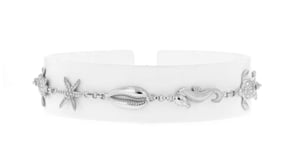 Sterling Silver Sea Life Anklet