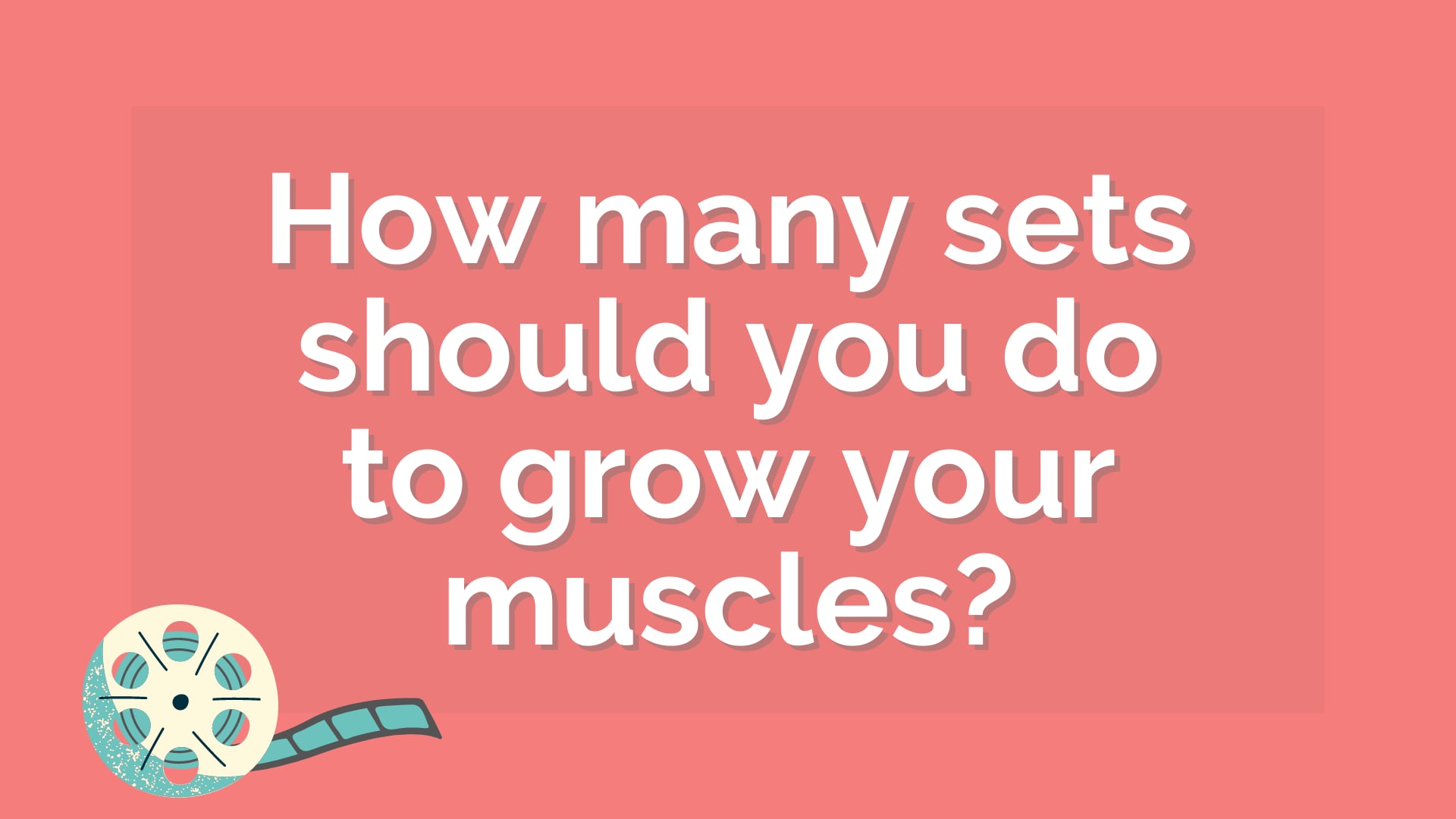 How many sets should you do to grow your muscles? on Vimeo