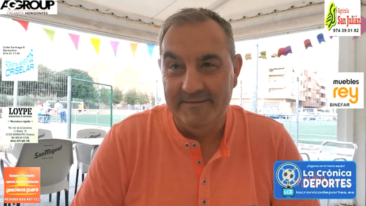 IÑAKI RAMOS (Nuevo Presidente CD Altorricón) Ilusiones y proyectos de un CD Altorricón que ya prepara equipo para jugar esta temporada en la Preferente.