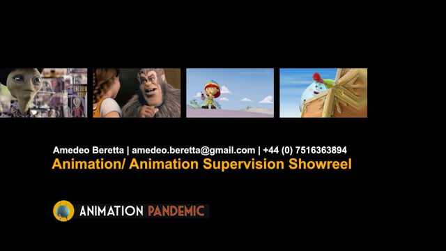 CG Animation/ Animation Supervision Showreel 2022 - Amedeo Beretta