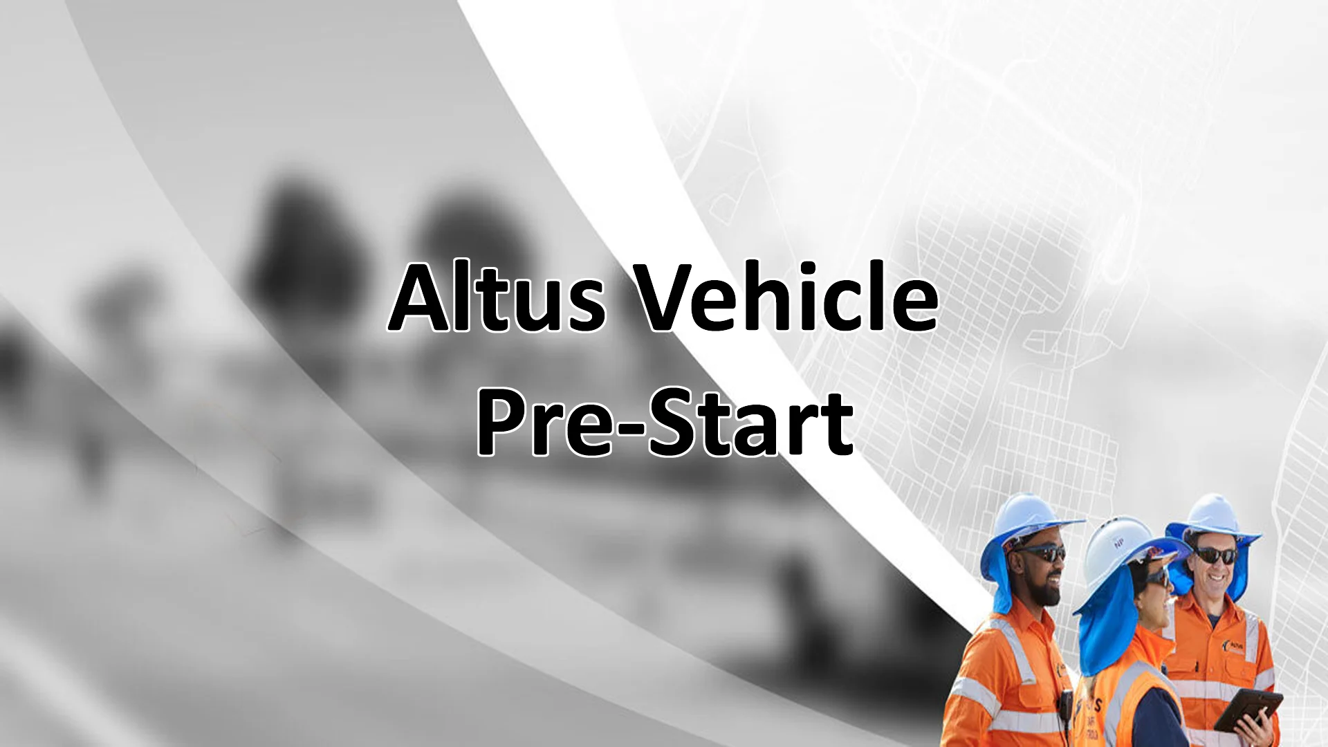 Altus Vehicle Pre-Start on Vimeo