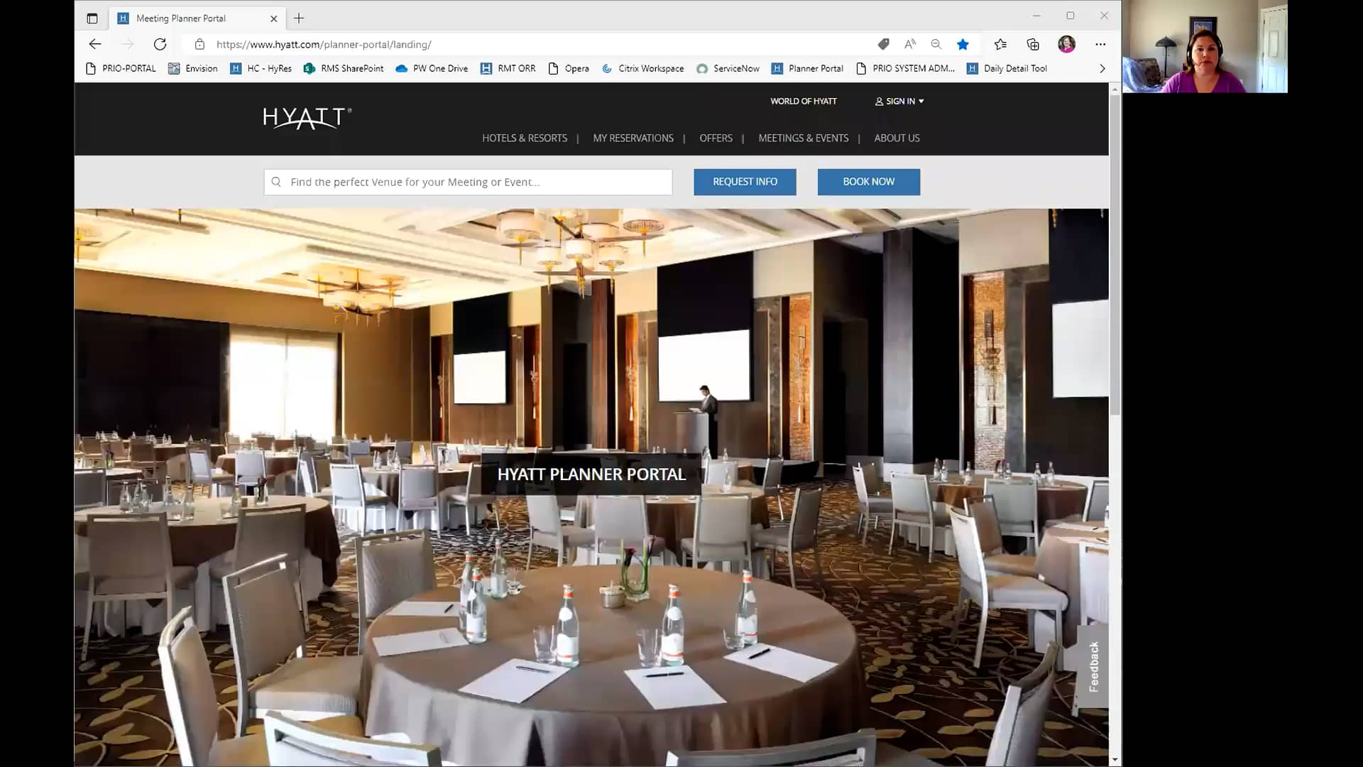 Hyatt Meeting Planner Portal on Vimeo