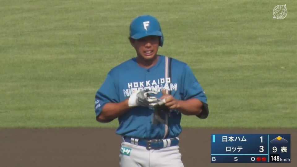 【ファーム】ファイターズ・樋口龍之介 最終回に1点を返すタイムリー!! 2022年6月29日 千葉ロッテマリーンズ 対 北海道日本ハムファイターズ