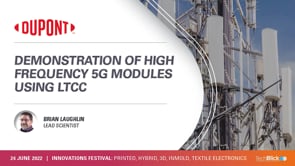 Dupont MCM | Demonstration of high frequency 5G modules using LTCC | June 2022