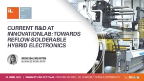 Current R&D at InnovationLab: Towards reflow-solderable hybrid electronics