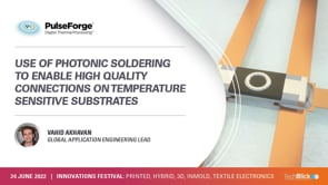 Use of Photonic Soldering to Enable High Quality Connections on Temperature Sensitive Substrates