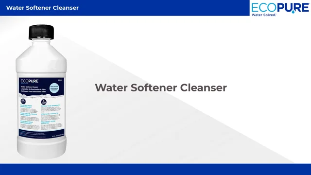 EcoPure Water Solved Water Softener Cleaner - 16 fl oz (7346596) for sale  online