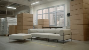 Noah Living | Production of the modular Noah sofa