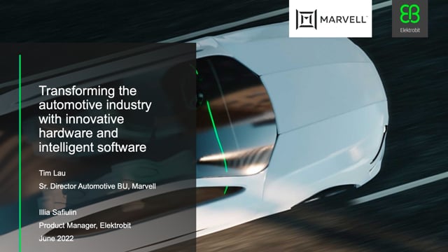 Transforming the automotive industry with innovative hardware and intelligent software