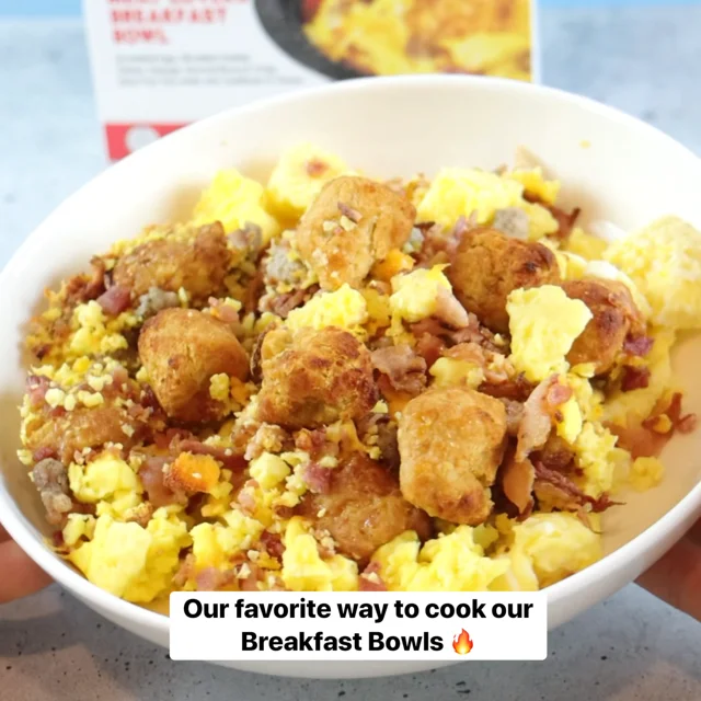 Air Fryer Breakfast Bowls (sausage and egg) - Recipe Diaries