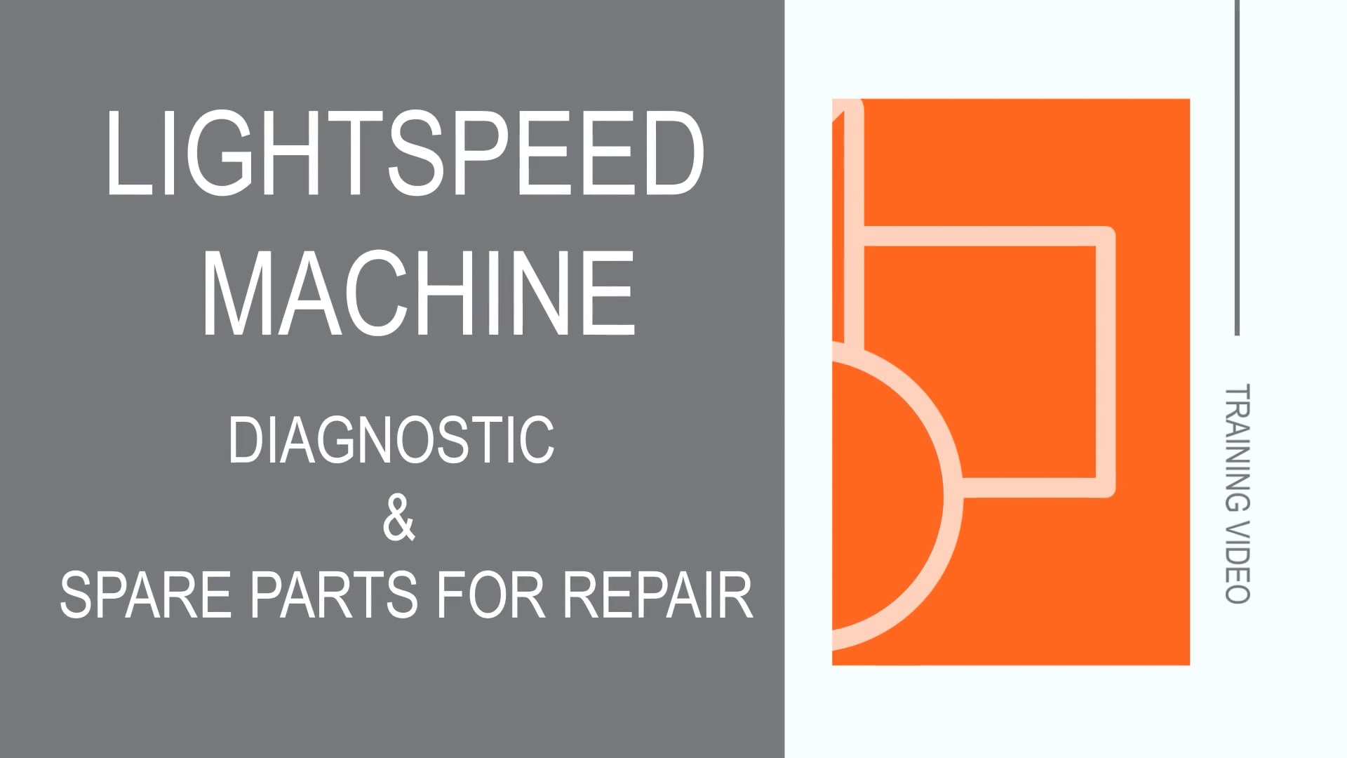 1 Lightspeed Machine - Diagnosis and Spare Parts | Videos & Movies on Vimeo